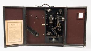 G.B EQUIPMENTS (England): An attractive Gebescope Model B movie projector c.1930 with internal valve amplifier and speakers.