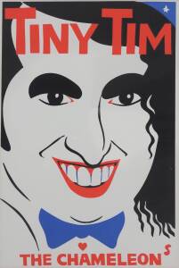 MARTIN SHARP (1942-2013), Tiny Tim. The Chameleon, coloured screenprint, 50 x 75 cm