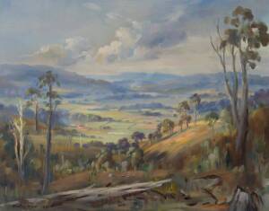 DUDLEY DREW (Born 1924), Yarra Valley from Yarra Glen, oil on canvas, signed and dated 1971 lower left, 64 x 82cm.&nbsp;