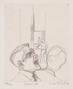 NADO MILAT (1980's), Boom 70, lithograph edition 381/500, signed and dated Nado Milat '79 bottom right. 30 x 24.5cm.&nbsp;Provenance: The Alex & Annette Hood Collection, NSW&nbsp;