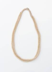 An Edwardian seed pearl necklace. Length 70cm. 