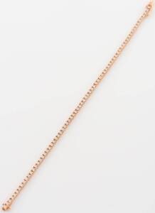 A diamond tennis bracelet, total known diamond weight 2.80 carats. 18ct rose gold. Weight 7.82 grams. Length 17.7cm.