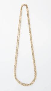 A belcher link chain. 18ct yellow gold. Weight 32.98 grams. Length 66cm.