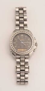 A Gentleman's stainless steel wristwatch, Breitling. Quartz. 40mm, circa 1995. Reference A51038.&nbsp;Case, dial and bracelet signed. Original box.