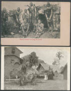 British Africa group including Buchanan Sahara Expedition x3, Universities Mission to Central Africa Paintings of Churches x5 (superb), Basutoland real photo x2 both used at 'MASERU' (one to Queensland), British East Africa Figueira Mombasa views x2 (both - 4