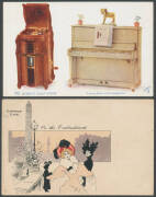 Raphael Tuck & Sons collection with a Tuck's advertising Card, some early chromolithos, a few delightful Art Deco/Art Nouveau types including three embossed types produced in Paris, many "Oilette" overseas views including USA State Capitols x30, Queen Mar - 3