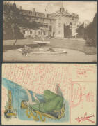 ADVERTISING: Group of mostly British Cards for Hotels Charterhouse, Cecil and Imperial (all in London), Hotel Redcliffe (Paignton, illustrated on both sides), Metropole (Brighton), French Grande Hotel du Parc & Russian Hotel Victoria, also for Dominguez C - 5