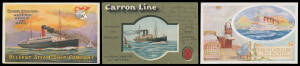 ADVERTISING: SHIPPING LINES: Group of mostly British artist Cards including "poster" Cards for Union-Castle x3 (gorgeous Cards, superb unused) & Belfast Steamship Co, also for Aberdeen Steam Navigation x2, Carron Line, Natal Line, American Colonial Naviga