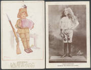 CHILDREN: Mounted group with studio portraits, groups at play, artist Cards by Milicent Sowerby x4, Agnes Richardson x6 & Margaret Tarrant etc, good Australian - especially South Australian - content including Miniature Railway Adelaide Exhibition Grounds - 3