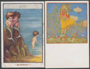 CHILDREN: the continuation of the collection with many better Cards noted including Fairman Co (USA) Red Indians x6, Austrian Prof Cizek's Juvenile Art Class & similar x18, Art Nouveau including by Willebeek Le Mair x5, lots of Humour including some very - 4