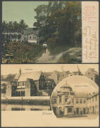 HOSPITALS: A fascinating collection with strength in Great Britain, New Zealand, India & Canada (including a 2-panel panorama of Sacred Heart at Montreal), others from South Africa, Kenya, St Lucia, Tanganyika, Panama, etc, many real photo types including - 3