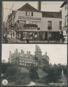 HOTELS: Attractive mostly British group including Undivided Back for Portpatrick Hotel Scotland (superb unused), "The Old George Hotel, Salisbury. Built about 1320..." x2, "Micawber's Little Inn, Canterbury", "Park Hotel, Preston", "Tewkesbury, The Bell H - 2