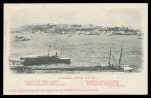 ROYALTY 1900 Wrench "Links of Empire" Numbers 11 to 20 for the Royal Visit from Australia to Canada, all posted at the appropriate ports of call including 'ASCENSION/AU30/01' & 'ST JOHNS/OC25/01/NEWFD', a few minor blemishes but fine to very fine. Another