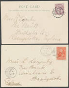 ROYALTY 1900 Wrench "Links of Empire" Numbers 11 to 20 for the Royal Visit from Australia to Canada, all posted at the appropriate ports of call including 'ASCENSION/AU30/01' & 'ST JOHNS/OC25/01/NEWFD', a few minor blemishes but fine to very fine. Another - 4