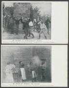 ENTERTAINMENT: c.1907 Colonial Picture Combine "The Story of the Kelly Gang" Numbers 1 "Ned Kelly Shoots Constable Fitzpatrick" to 12 "Ned Kelly in Armour" missing only Number 10, unused & generally fine to very fine. Ex Bronte Watts. Filmed in 1906, th - 2