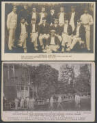 SPORT Australian Test Teams of 1905 x3 different, 1907-08 x2 different, 1938, and another undated but Warwick Armstrong is in the centre (apparently as Captain, as he was in 1920-21), four are unused, fine to very fine. Ex Bronte Watts. (7) - 2