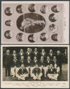 SPORT Australian Test Teams of 1905 x3 different, 1907-08 x2 different, 1938, and another undated but Warwick Armstrong is in the centre (apparently as Captain, as he was in 1920-21), four are unused, fine to very fine. Ex Bronte Watts. (7) - 3