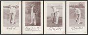 SPORT c.1910 Wilson Autograph Series photos & facsimile signatures of Monty Noble, Victor Trumper, Hugh Trumble, James Kelly, Clem Hill, RA Duff, WP Howell, Syd Gregory, AJ Hopkins, Warwick Armstrong, Chas McLeod & DRA Gehrs being the complete set of 12,