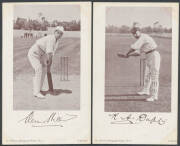 SPORT c.1910 Wilson Autograph Series photos & facsimile signatures of Monty Noble, Victor Trumper, Hugh Trumble, James Kelly, Clem Hill, RA Duff, WP Howell, Syd Gregory, AJ Hopkins, Warwick Armstrong, Chas McLeod & DRA Gehrs being the complete set of 12, - 3