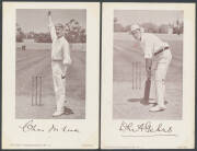 SPORT c.1910 Wilson Autograph Series photos & facsimile signatures of Monty Noble, Victor Trumper, Hugh Trumble, James Kelly, Clem Hill, RA Duff, WP Howell, Syd Gregory, AJ Hopkins, Warwick Armstrong, Chas McLeod & DRA Gehrs being the complete set of 12, - 5