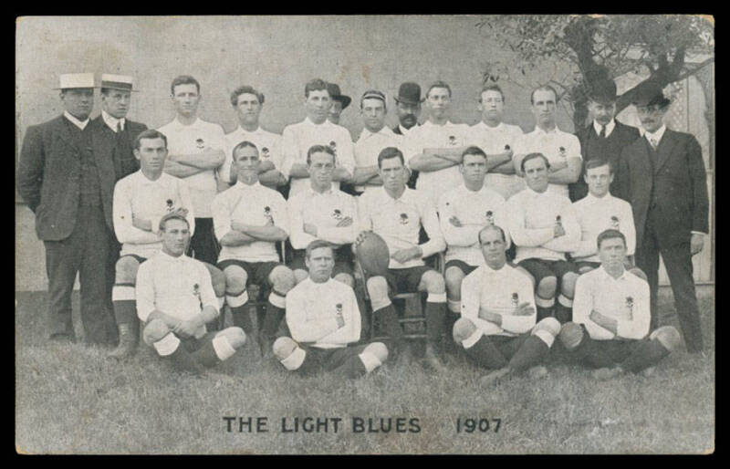 SPORT RUGBY: "The Light Blues 1907" New South Wales rugby team, used in New Zealand, minor blemishes.