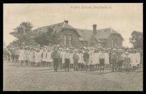 EDUCATION: Mounted group with school buildings including "St Peter's College", real photos of Federation Celebrations x2, "Robe School Band" (10 fifes & a drum) & school/class photos x25 (mostly real photos & mostly identified) etc, generally fine to very