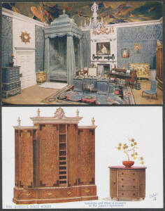 EXHIBITIONS - NON-PHILATELIC: Raphael Tuck "The Queen's Dolls House" Sets 1 to 6 complete in "gold"-titled blue box of issue, very fine to superb unused. Ex Keith Harrison. [Queen Mary's Dolls House was created as "the great showpiece of the 1924 British 