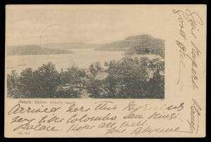 1899 Three-quarter view "Neiafu Vavau Friendly Islands" to Victoria with Pictorials 1d tied by 'NUKUALOFA/28JE99/TONGA' cds. Rare this early.