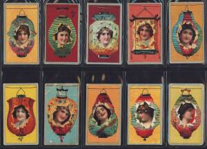 c1900-08 album of actresses & beauties. Poor/VG.