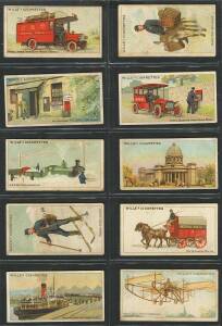 c1904-16 Wills range in album, noted 1913 "Royal Mail" [50]; 1911 "Kings & Queens of England" [38]; 1916 "Merrie England Series" [40]. Fair/VG.