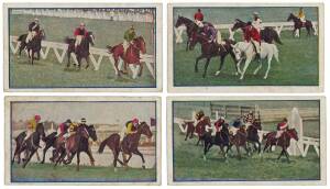 SPORTS CARDS, noted 1911 Sniders & Abrahams "Australian Racing Scenes" [11/40]; 1933 Godfrey Phillips "Who's Who in Australian Sport" [67/100];&nbsp;1932 Godfrey Phillips "Test Cricketers 1932-1933" (63). Poor/VG.