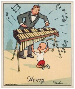 c1930s cigarette cards, mainly incomplete sets in cigarette boxes, noted 1935-37 Wix (Kensitas) "Henry" (25). Fair/VG.