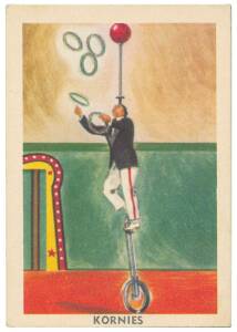 1954 Kornies "Circus Champions", complete set [48]. Mainly G/VG.