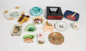 TOBACCIANA, collection of advertising ashtrays, with Dunhill, St.Julien Tobacco, Craven "A", State Express Cigarettes.&nbsp;