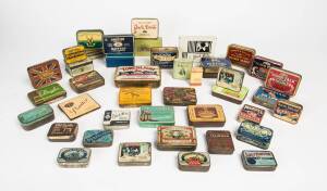 TOBACCO TINS, noted Churchman's Special Wireless Mixture, Samual Gawith & Co "Sam's Own" Mixture, Muratti's After Lunch Cigarettes. Condition varies.