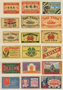 MATCHBOX LABELS, collection in album, noted labels from Czechoslovakia, Belgium & Netherlands.