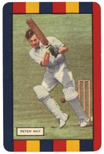 1953-54 Coles "Australian & English Cricketers", complete set [28]. G/VG.