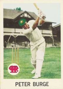 1965 Scanlens "Cricketers", complete set [40]. G/VG.