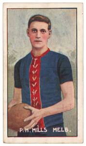 1906-07 Sniders & Abrahams "Australian Footballers - Victorian League Players", Series C, complete set [56]. Mainly G/VG.