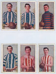 1906-07 Sniders & Abrahams "Australian Footballers - Victorian Country Players", Series C, part set [15/20]. Fair/VG.
