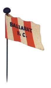 1908 Wills "Football Flags Shaped with Pin" [1/27] - Ballarat. G/VG.