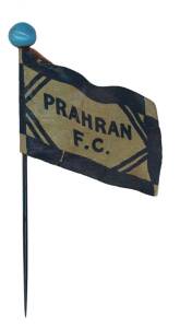 1908 Wills "Football Flags Shaped with Pin" [1/27] - Prahran. Fair/G.