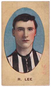 1909-10 Sniders & Abrahams "Australian Footballers - Victorian League Players", Series E (head in oval), part set [22/60]. Fair/VG.