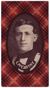 1921 McIntyre Bros "Football Champions Series 1" - C.McCarthy (Collingwood). G/VG.