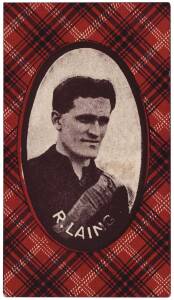 1921 McIntyre Bros "Football Champions Series 1" - R.Laing (Essendon). G/VG.