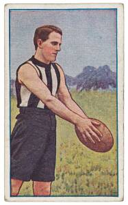 1922 J.J.Schuh (Magpie Cigarettes) "Victorian League Footballers" (half to full-length portraits), complete set [60]. Fair/VG.