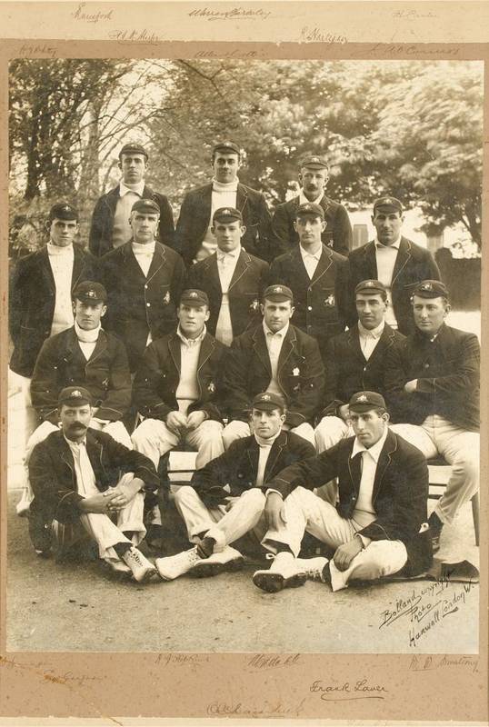 "Wisden Cricketers' Almanack" for 1877 & 1878, second facsimile reprints (1974), bound together in tan cloth, preserving salmon pink wrappers.