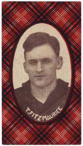 1922 McIntyre Bros "Football Champions Series 2" - T.Fitzmaurice (Essendon). G/VG.