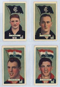 1934 Allens "League Footballers" (Pennants), part set [44/72]. Fair/VG.