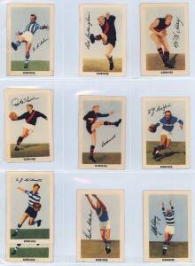 1952 Kornies "Footballers in Action" (Football), complete set [64]. Mainly G/VG.